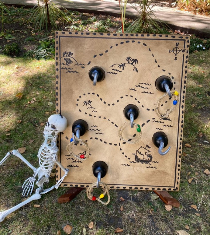 Pirate Hook Ring Toss Game