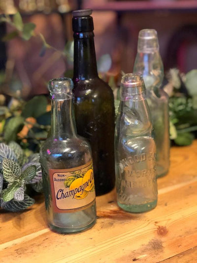 Vintage bottles - props for hire in Essex