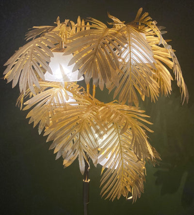  Art Deco style Lamp/Gold Palm Tree for hire. Photoshoot prope, retail display decorations, prop hire | wedding hire | party hire | Rock The Day | Essex, London, Hertfordshire