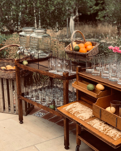 Furniture package for hire | Drink station hire | Venue decor and styling by Rock the Day Essex | Wedding and event props for hire London 