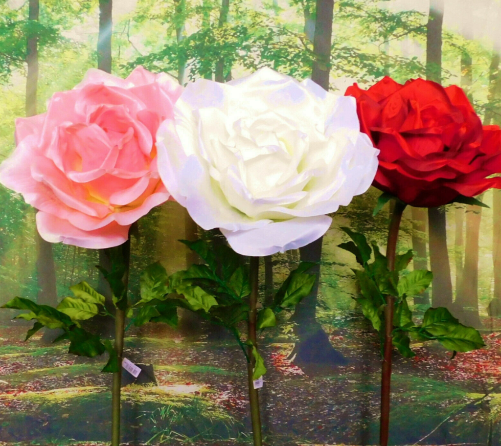 Rose Prop Oversized Flower for hire| Themed events prop hire London – Rock the Day