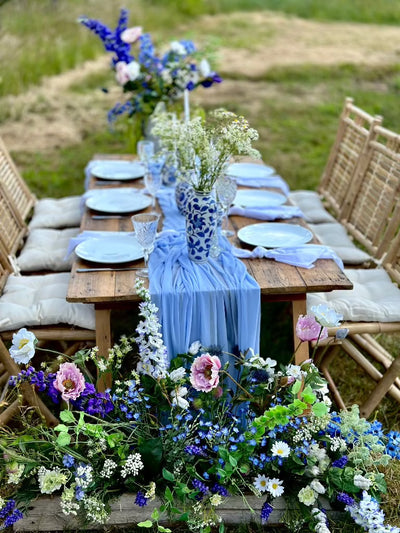 Al fresco dining package for hire | Garden party hire | Bamboo furniture for hire | Bamboo chairs hire | Bamboo table hire  Essex | Party styling London | Event styling by Rock the Day Essex