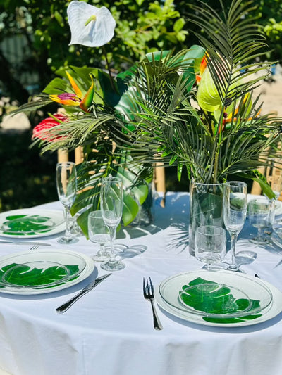 Get ready to dine in style with our Calypso outdoor dining package.This package includes everything you need to enjoy a sun-soaked meal.Furniture for hire Essex