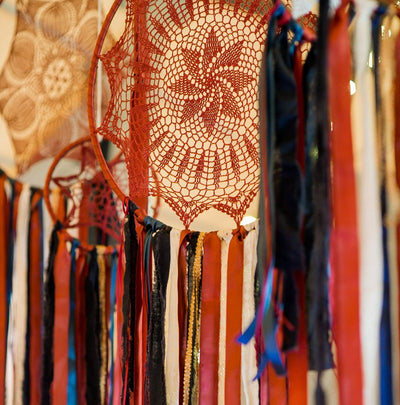 Colorful, handmade dreamcatchers-bohemian style party decor. Perfect for photoshoot, branding shoots or retail display. For hire in Essex, Hertfordshire, London