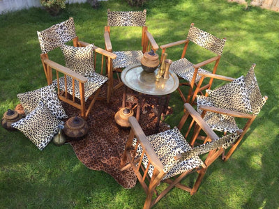 Safari Chillout Area to hire.  Party, wedding hire, prop hire, furniture for hire, Essex, London. Rock the day