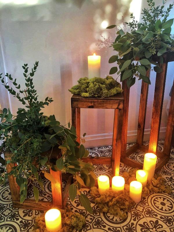 Rustic Wooden Stand Frame | props hire | event hire – Rock the Day