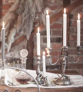 Silver candelabras for hire | table and chair decor hire London | bespoke event props | Rock The Day