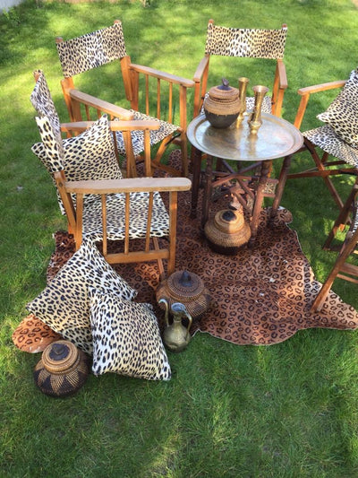 Safari style director chairs for hire by Rock the Day in Essex | party props | wedding hire Essex | prop and decor hire