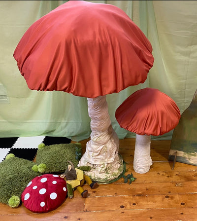  Giant mushroom set for hire | Themed party decoration for hire by Rock the  Day  Essex | Bespoke parties London |  Luxe party styling and hire 