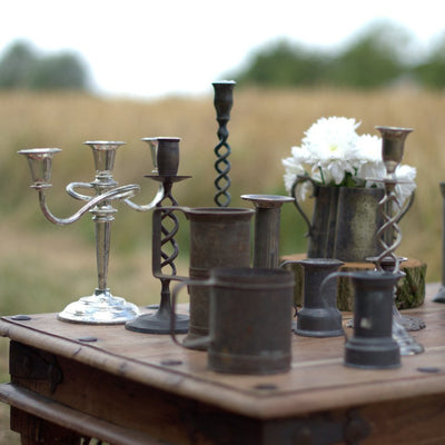 Tankards and Vases | Prop Hire | table and chair decor london | Rock the Day Wedding Styling