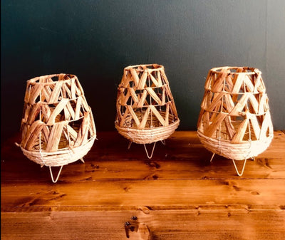 Rattan lanterns for hire for your summer party | Boho party props hire | Venue decor Hire Essex by Rock the Day | Event and wedding styling London | Boho decor