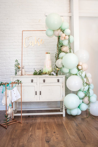 Mint and Peach Baby Shower Styled Package with Photography by Fairweather Photography. Essex/London, Suffolk