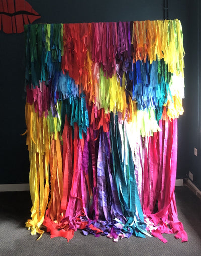 Rainbow Backdrop | Rock The Day | prop hire |  Photobooth hire, photobackdrop, party hire Essex