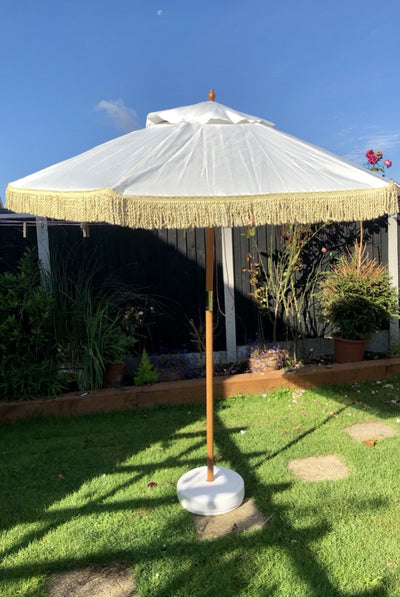 Boho parasol for hire | Prop hire Essex | Boho party London | Wedding and event styling and rentals by Rock the Day Essex 