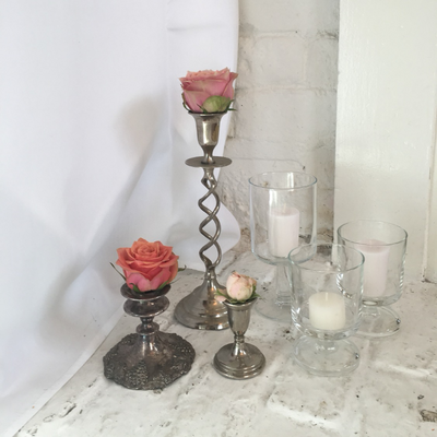 Metal Candlesticks | Prop Hire Essex | prop and decor hire  Rock The Day 