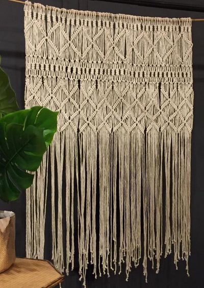 Macrame wall hanging backdrop for hire |  prop hire | wedding hire | event hire | venue decor | Rock the Day, Essex London, Hertdordshire