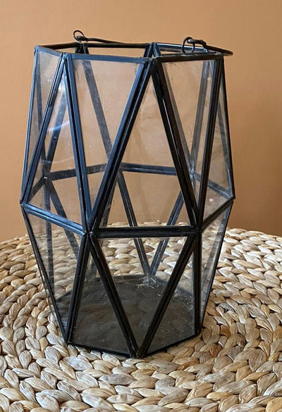 geometric lantern for hire | wedding props Essex | party hire by Rock the Day