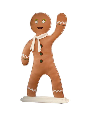 Giant Gingerbread Man for hire.| Themed party prop hire | Christmas party hire | Christmas party and styling London | Christmas themed party props|Bespoke props