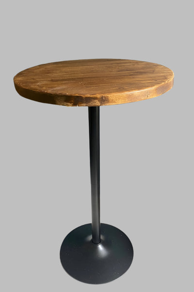 Poseur table for hire | Furniture hire Essex by Rock the Day | Party hire London | Bespoke Furniture hire | Reclaim wooden poseur tables for hire 